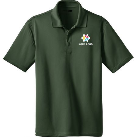 20-CS412, Small, Dark Green, Right Sleeve, None, Left Chest, Your Logo + Gear.